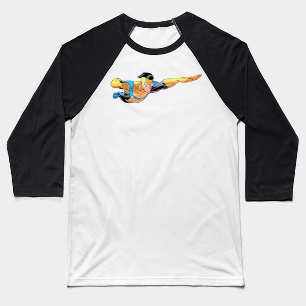 invincible stckr Baseball T-Shirt by super villain